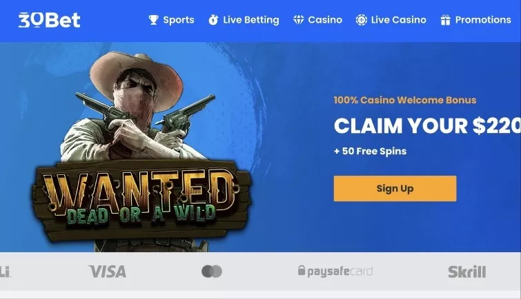 30bet registration